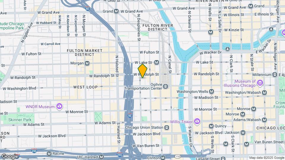 119 N Desplaines St Map and Location Details