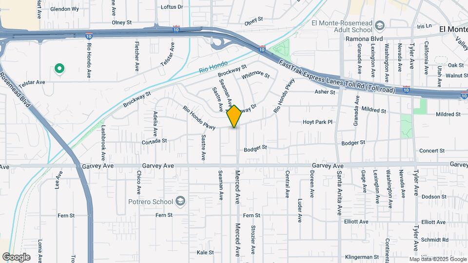 3147 Merced Ave Map and Location Details