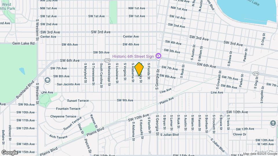 802 S Kentucky St Map and Location Details