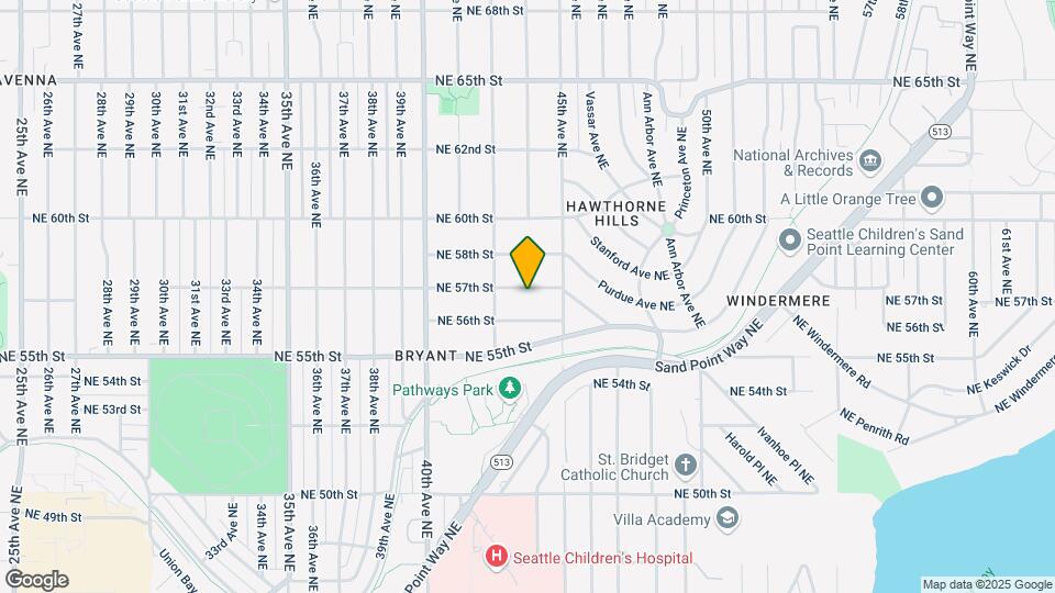 4325 NE 57th St Map and Location Details