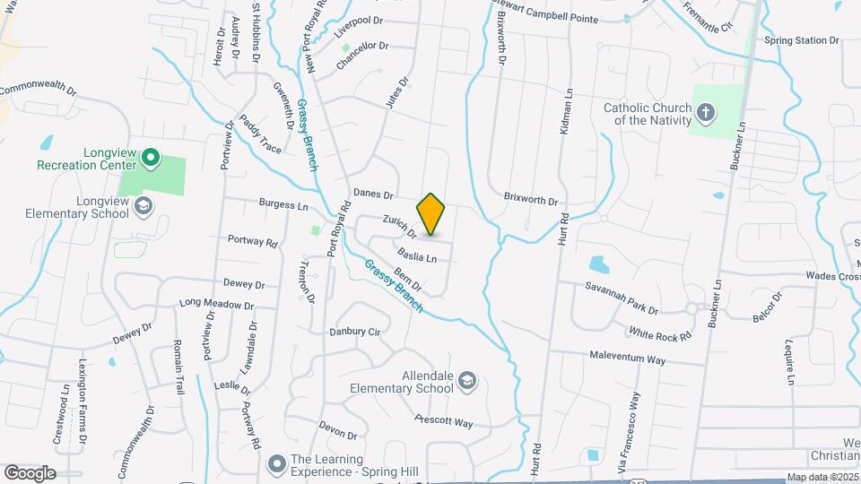 1642 Zurich Dr Map and Location Details