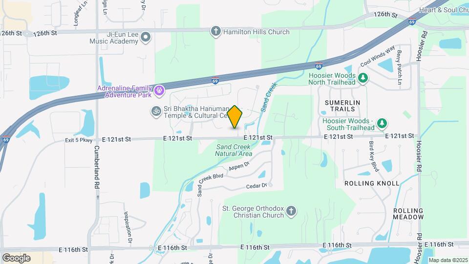 12126 Blue Springs Ln Map and Location Details