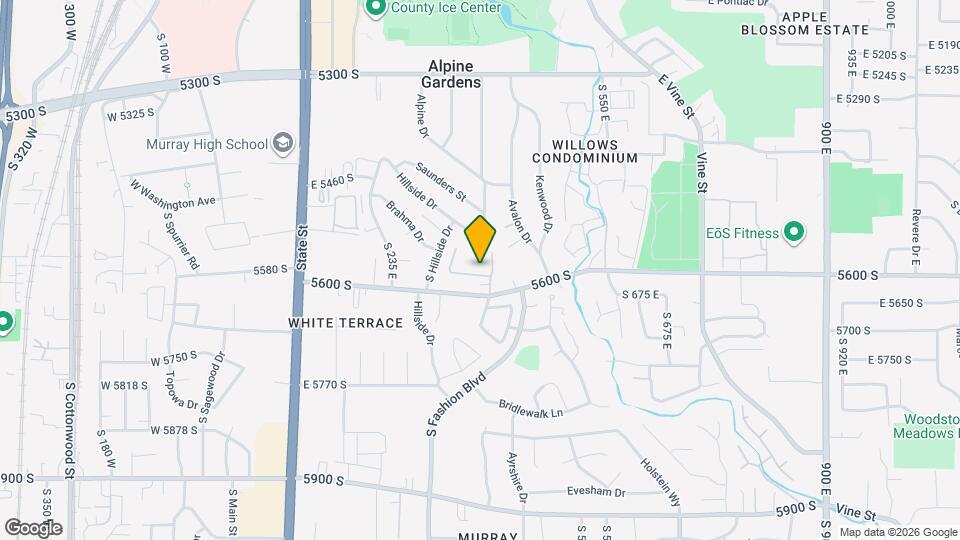 457 E 5600 S Map and Location Details