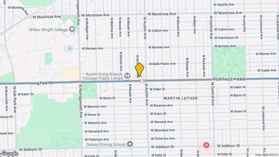 4001 N McVicker Ave Map and Location Details