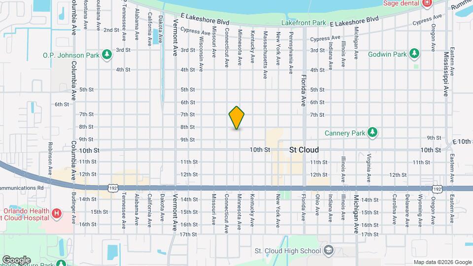814 Minnesota Ave Mapa y Detalles de la Ubicación
