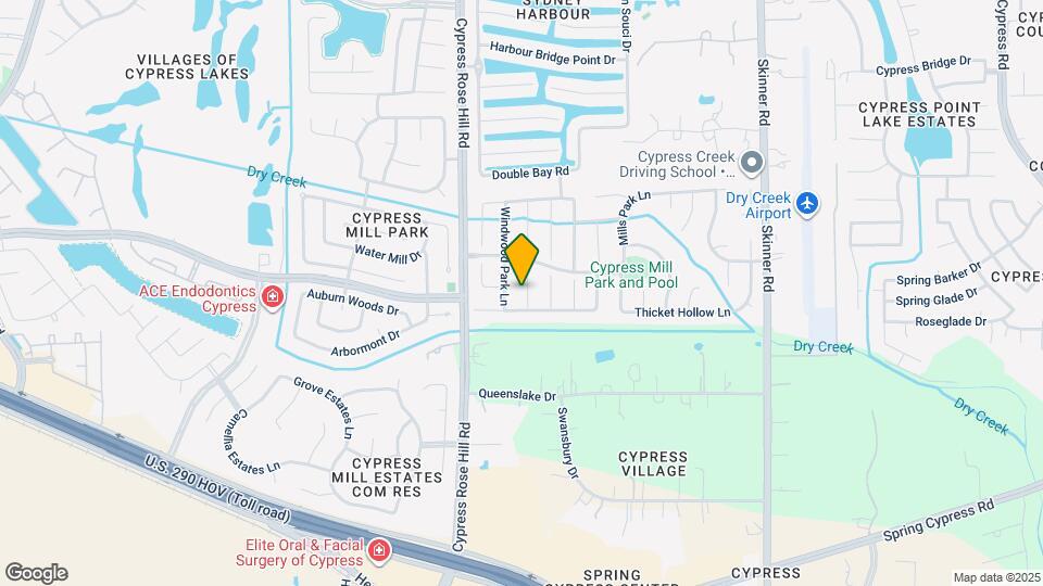 14615 Cypress Cottage Ct Map and Location Details