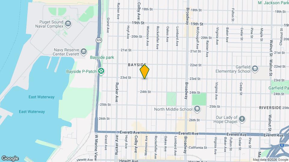 2306 Wetmore Ave, Unit A Map and Location Details