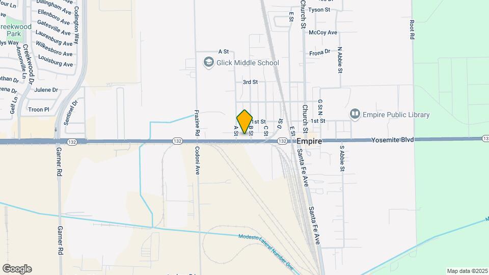 4733 Yosemite Blvd Map and Location Details