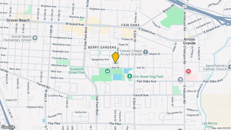 284 Spruce St Map and Location Details