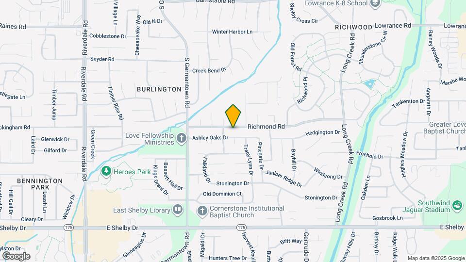 7347 Richmond Rd Map and Location Details