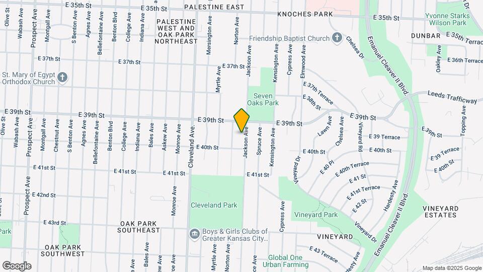 3914 Jackson Ave Map and Location Details