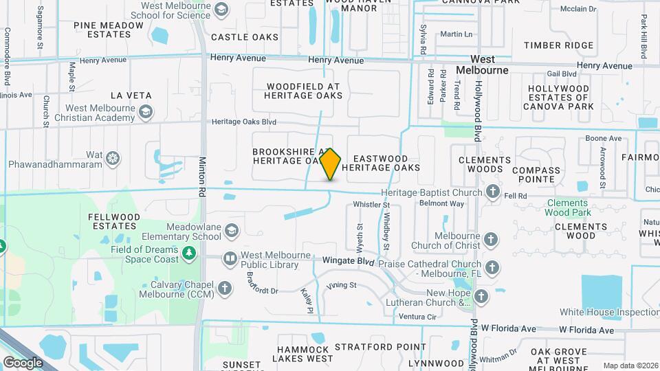 2190 Brookshire Cir Map and Location Details