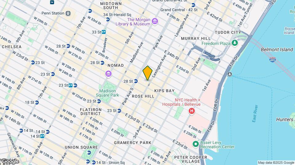 136 Lexington Ave Map and Location Details