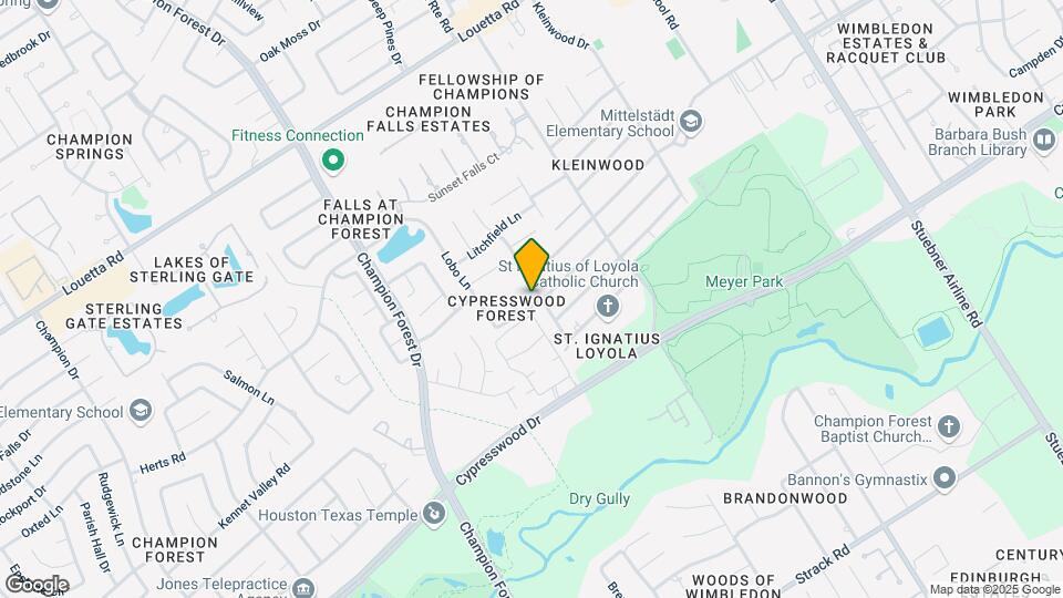 16303 Fox Crossing Ln Mapa y Detalles de la Ubicación