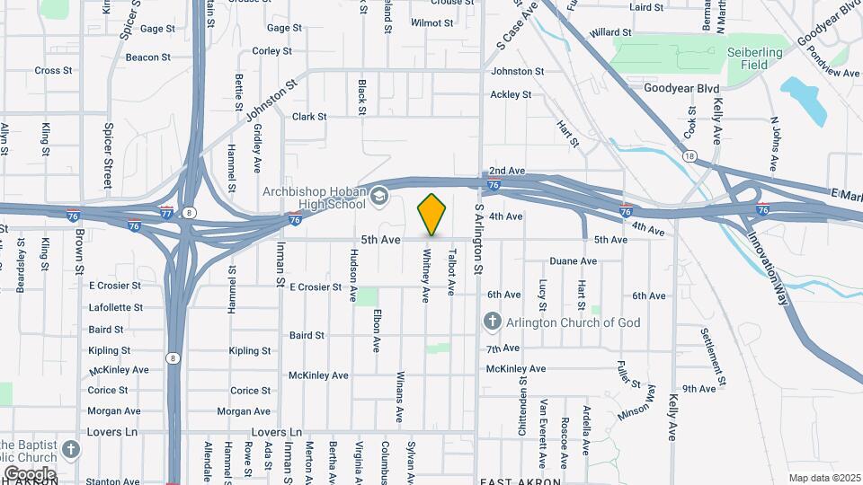 1020 5th Ave Map and Location Details