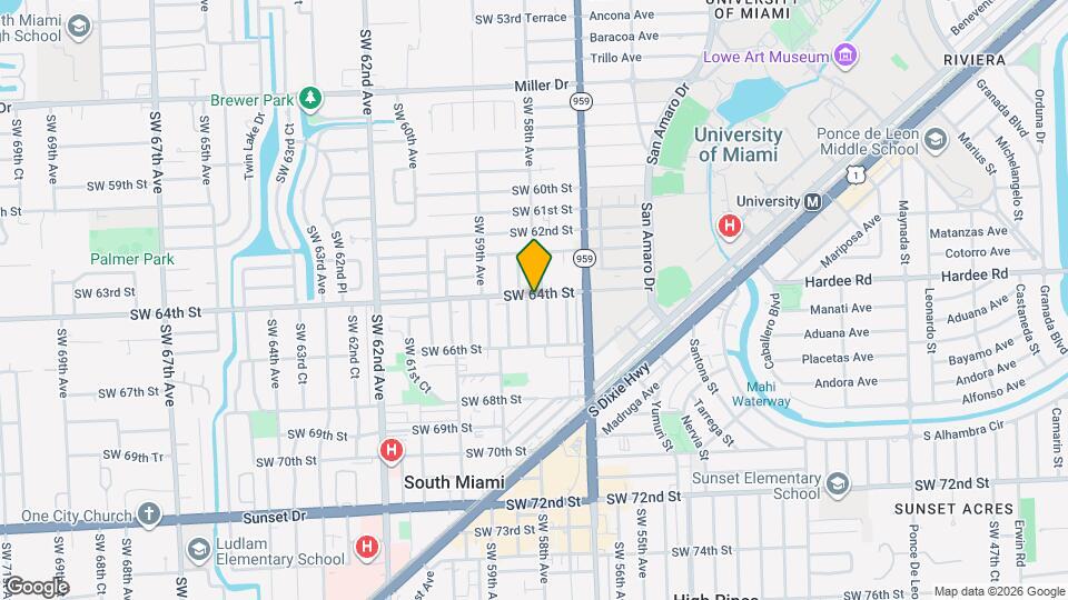 6401 SW 58th Ave Map and Location Details