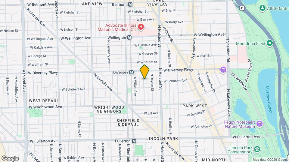 2739 N Mildred Ave, Unit K02J Map and Location Details