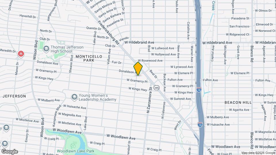 3214 N Elmendorf St Map and Location Details