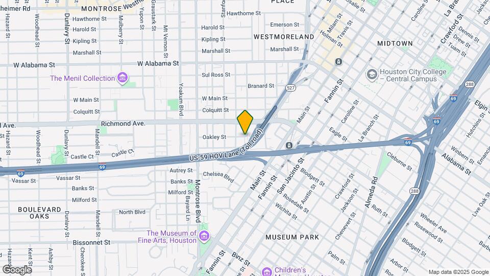 607 Oakley St Map and Location Details