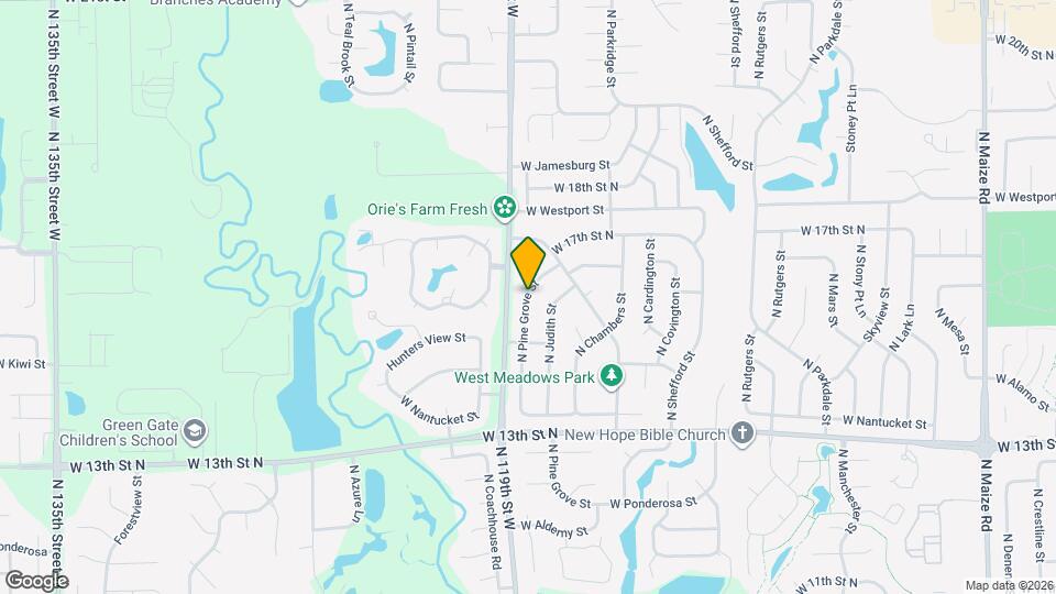 1614 N Grove St Map and Location Details