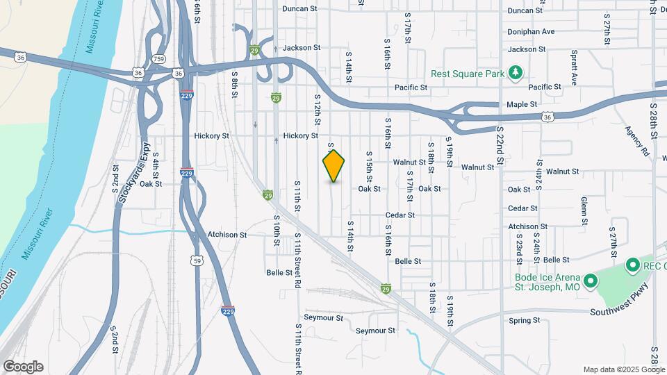 2531 S 13th St Map and Location Details