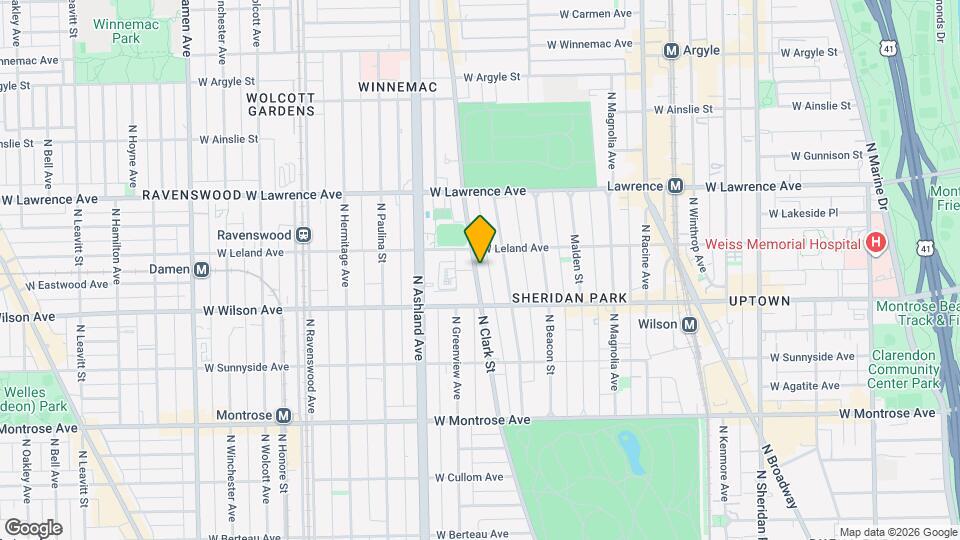4635 N Clark St Map and Location Details