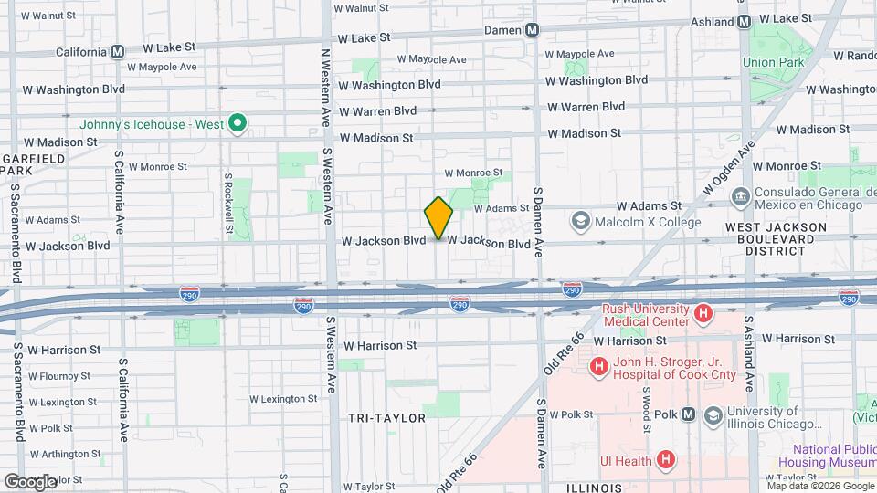 301 S Leavitt St Map and Location Details