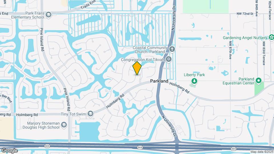 6586 NW 97th Dr Map and Location Details