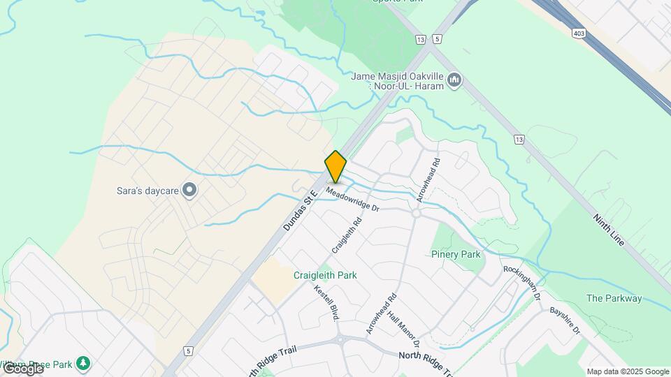 2485 Meadowridge Dr Map and Location Details