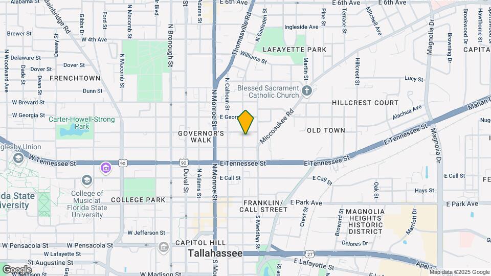 417 N Gadsden St Map and Location Details