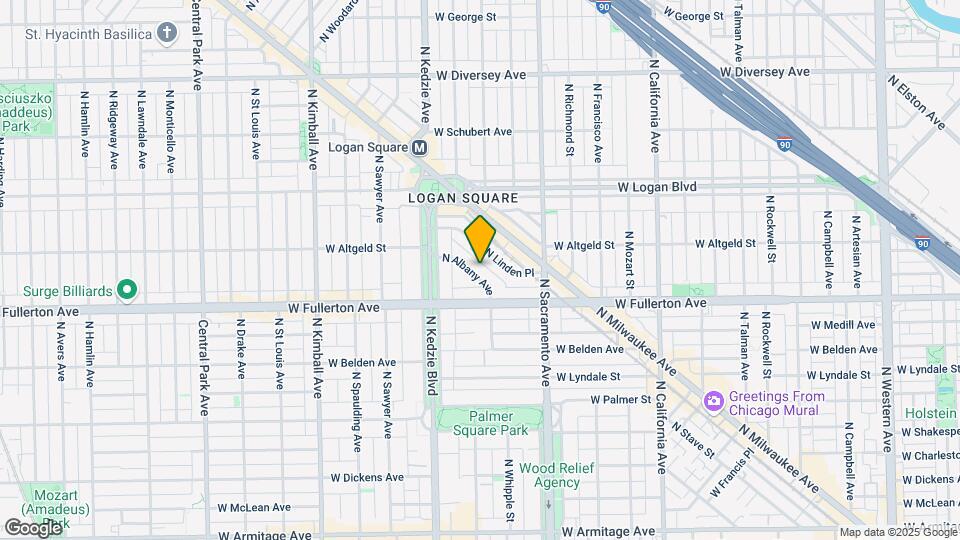 2435-4 N Albany Ave Mapa y Detalles de la Ubicación