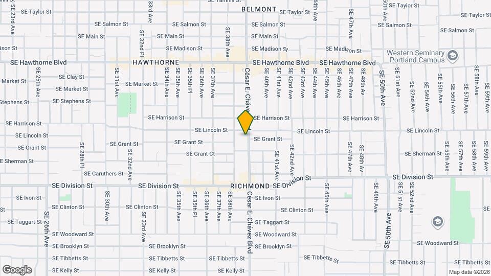 2129-2131 SE Cesar Estrada Chavez Blvd Map and Location Details