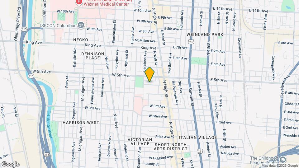 80 W Greenwood Ave Map and Location Details