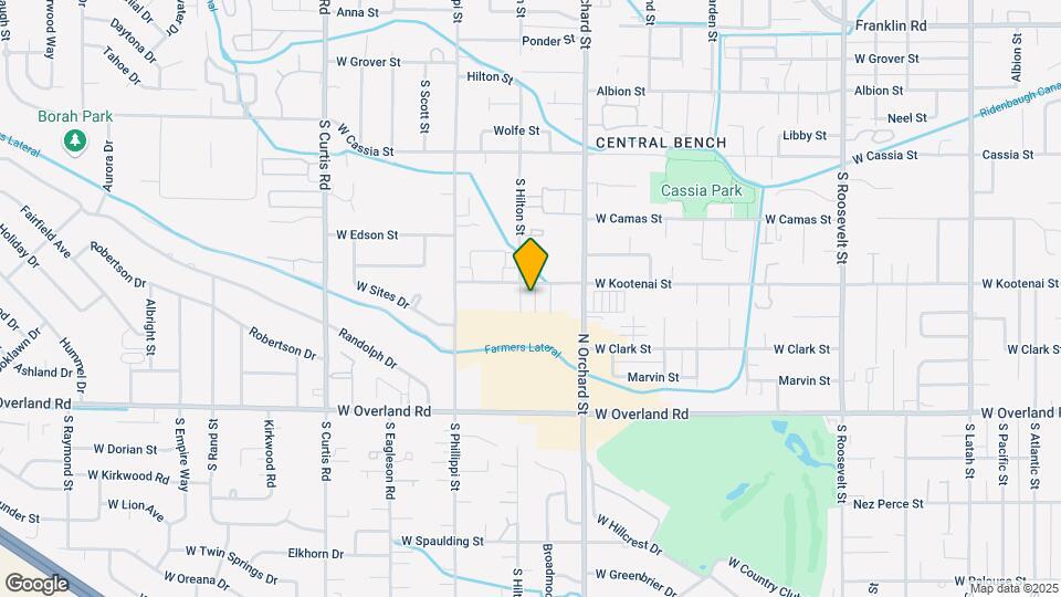 1245 S Security Ln Mapa y Detalles de la Ubicación