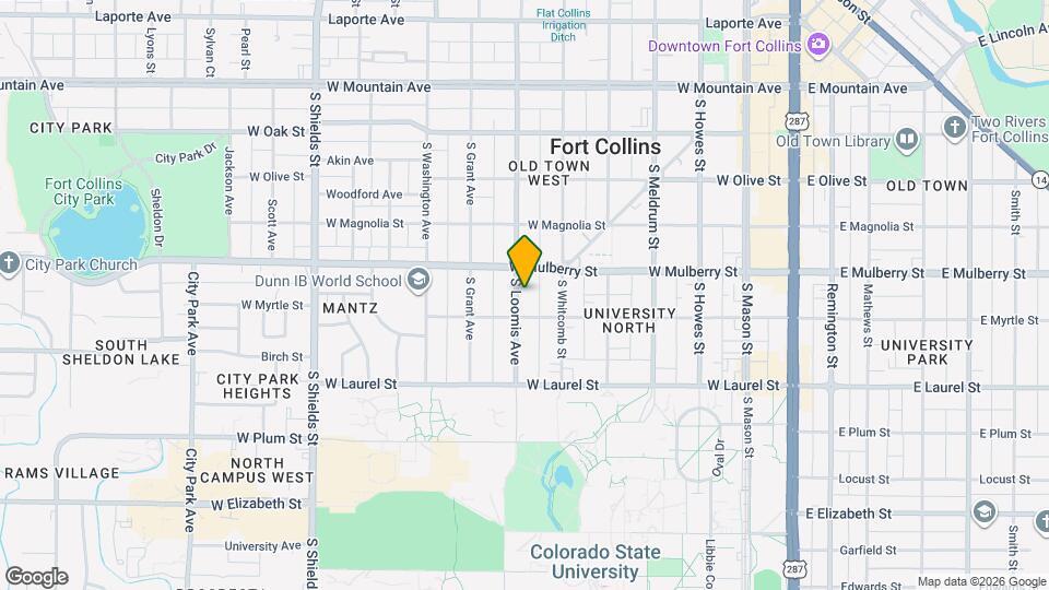 520 S Loomis Ave Map and Location Details