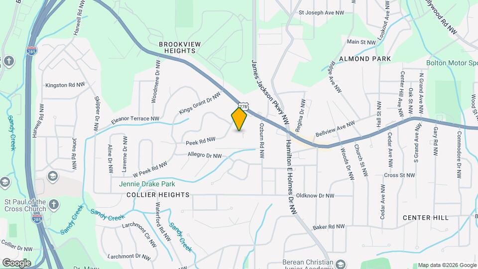 2798 Peek Rd NW Map and Location Details