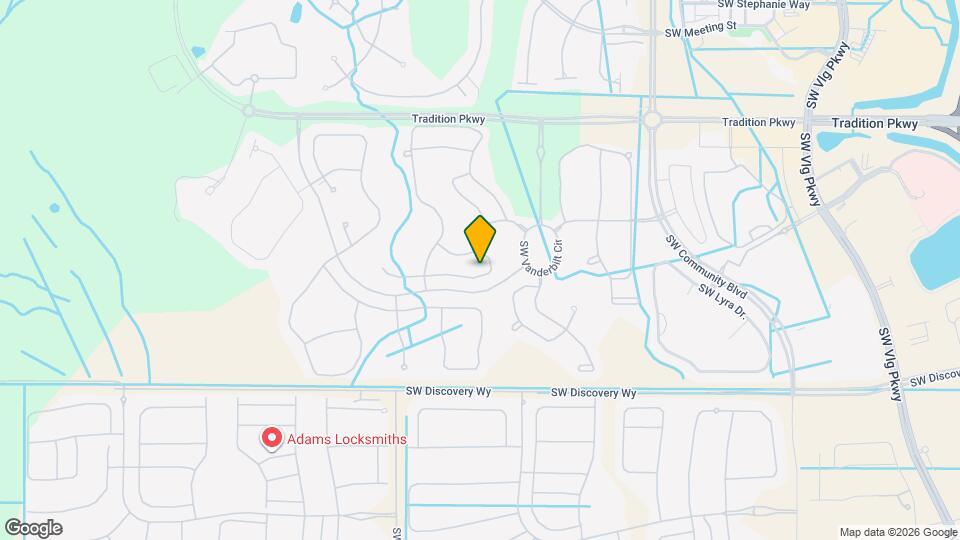 11908 SW Crestwood Cir Map and Location Details