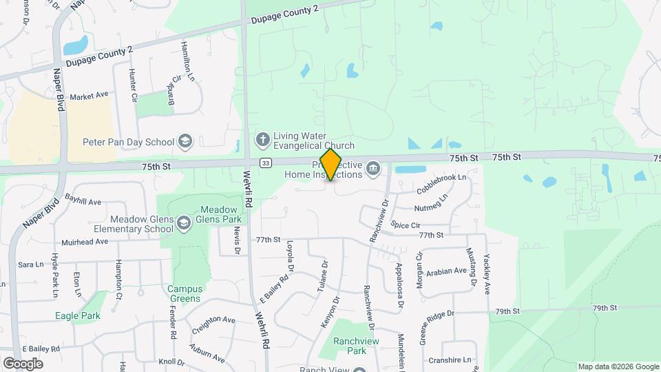 1661 Estate Cir Map and Location Details