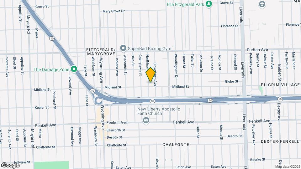 15710 Northlawn St Map and Location Details