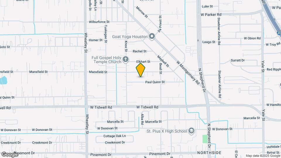 864 Paul Quinn St Map and Location Details