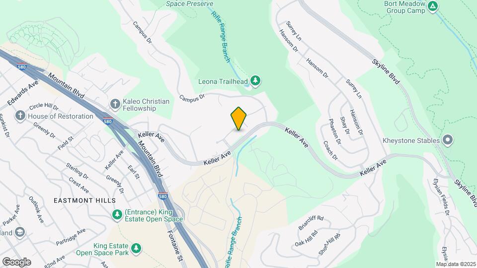 520 Canyon Oaks Dr, Unit #A Map and Location Details