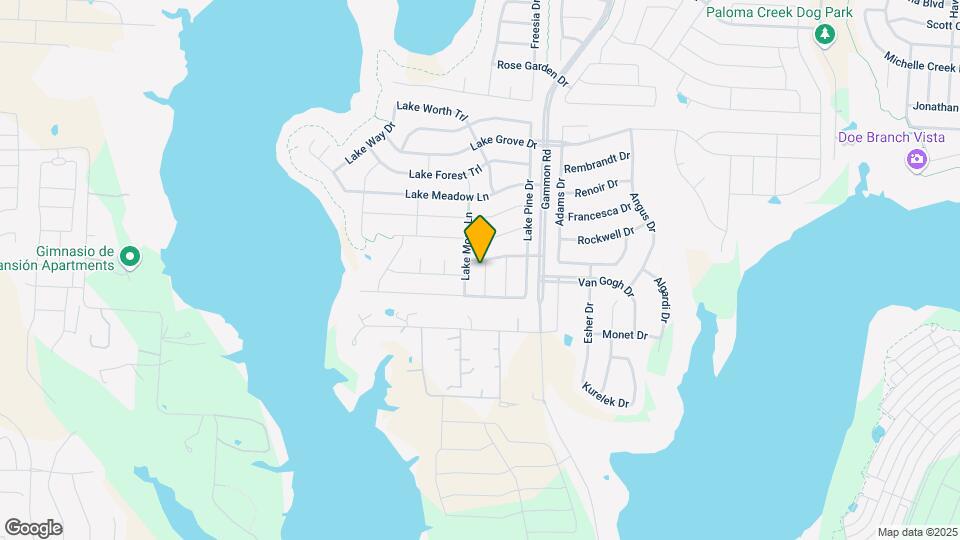 2104 Lake Cliff Dr Map and Location Details