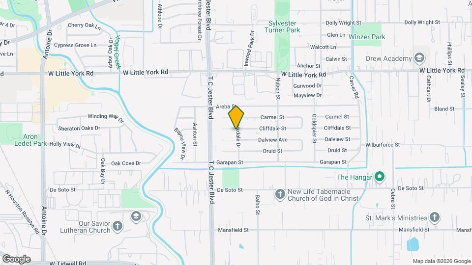 3203 Cliffdale St Map and Location Details