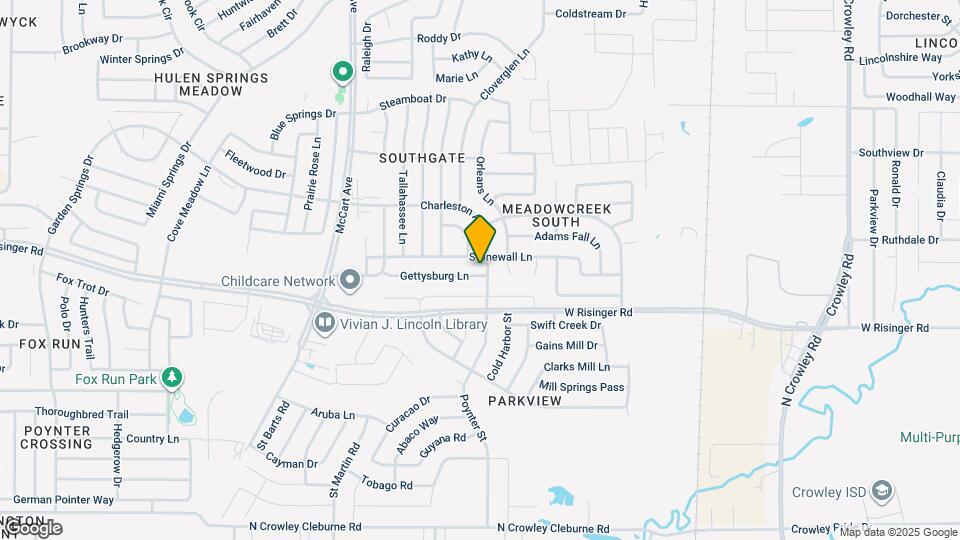 3004 Gettysburg Ln Map and Location Details
