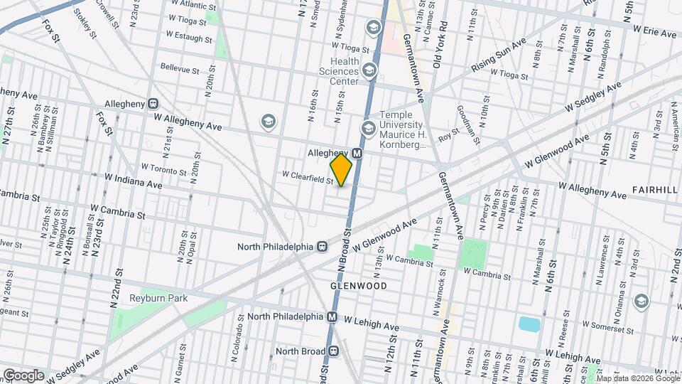 3047 N Carlisle St Map and Location Details