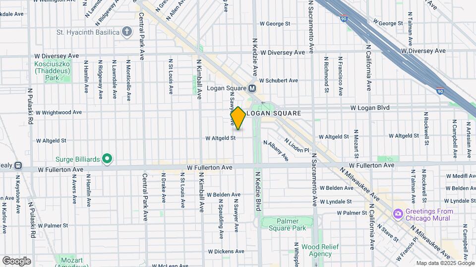 2507 N Sawyer Ave Map and Location Details