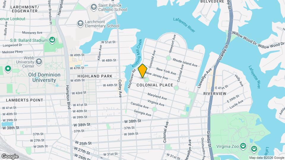 711 Delaware Ave, Unit 1-619 Map and Location Details