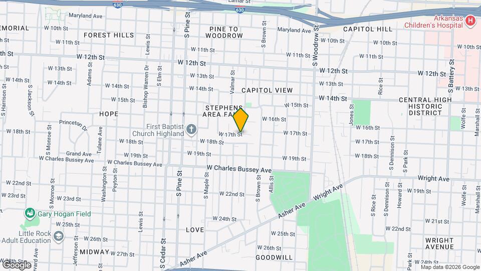 3403 W 17th St Map and Location Details