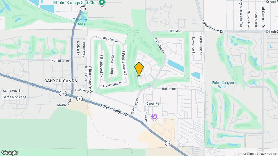 5314 Los Coyotes Dr Map and Location Details