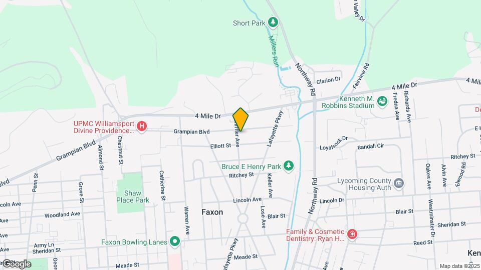 1750 Shiffler Ave, Unit 1750 B Map and Location Details